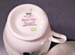 Royal Vale Blue Floral bone china cup & saucer | eBay