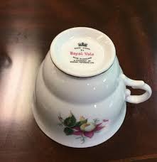 Vintage Ridgeway Royal Vale Bone China Tea Cup & Saucer Pink ...