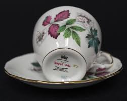 Vintage Ridgeway Potteries 'royal Vale' English Bone China ...