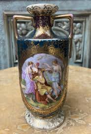 ANTIQUE ROYAL VIENNA PORCELAIN VASE | eBay