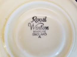 Teacup and Saucer Royal Winton Gold Made in England | eBay