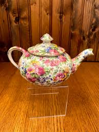 ROYAL Winton Summertime Chintz Individual Teapot - Etsy