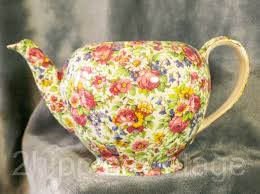 Vintage Royal Winton Grimwades Teapot No Lid Summertime ...