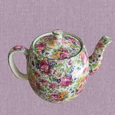 Antique Royal Winton Summertime Chintz Teapot | Chairish