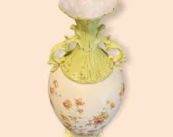 RW Rudolstadt – Rare, Hand-painted, 1924 German Porcelain, Floral Vase - Etsy