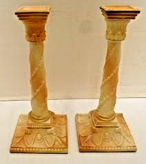 PR Antique Royal Worcester Candlesticks #1050 | eBay