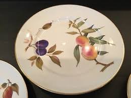 Royal Worcester Evesham Gold Porcelain Fruit 3 Pc - Dinner ...