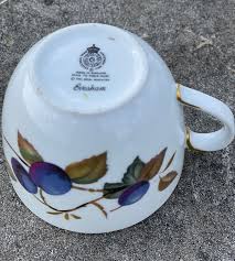 Royal Worcester Evesham Tea Cup Fine Porcelain Coffee Mug 8 ...