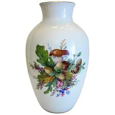 Rosenthal porcelain vase, hand painted, ca.1950. For Sale at ...