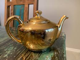 Vintage Royal Worcester Gold Lustre Teapot Shape 5 - Etsy