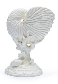 Sold at Auction: A Royal Worcester porcelain 'Nautilus' shaped vase English circa 1930 or soon after height 21cm, width 17cm
