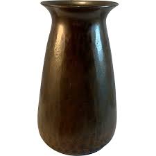 Roycroft Copper Vase Early 20th Century with Orb and Cross ...