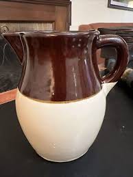 Vintage RRP Co. Roseville Ohio USA Pottery Pitcher Glazed ...