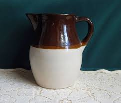 RRP Co. Pottery Pitcher: Mid-century Stoneware Vase ...