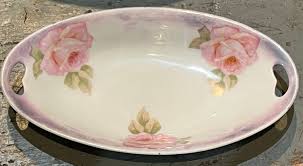 Beautiful Lovely Antique Porcelain German Pink Roses ...