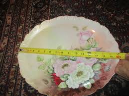 Antique Hand Painted Porcelain Platter - Etsy