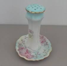 Porcelain Hat Pin Holder Marked RS Suhl. For Sale at Ruby Lane