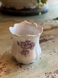Victorian Handpainted Toothpick Violets | eBay