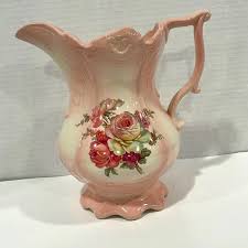 Blakeney | Accents | Vintage Pink Rose Vase | Poshmark