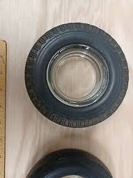 Vintage Goodyear Tire Ashtray Real Rubber Tires lot Of 2 racing and truck wheel | eBay UK