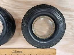 Vintage Goodyear Tire Ashtray Real Rubber Tires lot Of 2 racing and truck wheel | eBay