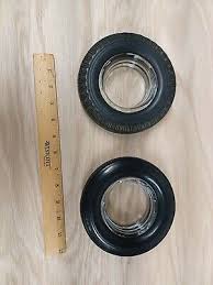 Vintage Goodyear Tire Ashtray Real Rubber Tires lot Of 2 racing and truck wheel | eBay