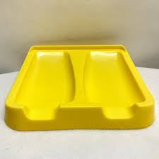 Vintage Tupperware Double Spoon Utensil Rest Harvest Golden ...