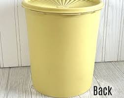 Vintage Tupperware Servalier Harvest Gold 805-2 Canister ...