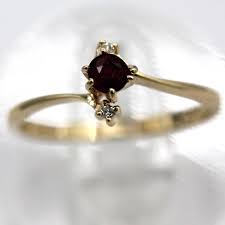 14k Yellow Gold Beautiful Ruby and Diamond Ring Size 7.25 - Etsy