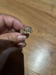 Gold Tone Elephant Multicolors Rhinestone size 6.5 Band Ring ...