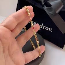 Double 14K Yellow Gold Filled Beaded Anklet Bracelets ,colorful Crystal Delicate Anklet ,gemstone Goldfilled Anklet ,handmade Gift. - Etsy