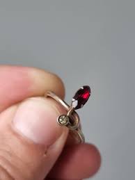 Vintage Russian Soviet Sterling Silver 875 Ring Ruby USSR, Women's Jewelry 7.75 | eBay