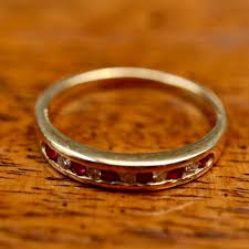 Millay 14k Gold, Ruby and Diamond Ring : Museum of Jewelry