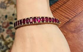 CARTIER RARE GIA 39.80 CT RUBY 18KT GOLD & DIAMONDS BANGLE LONDON C1933 | eBay