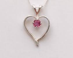 Genuine Ruby Necklace, Real Ruby Pendant, July Birthstone ...