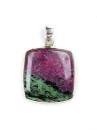 Ruby and Zoisite Pendant - 614-RUP-03 - Exquisite Crystals