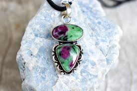 Ruby In Zoisite Necklace – Stones of Transformation