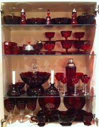 Vintage Ruby Red Glassware Collection