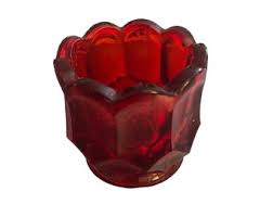 Vintage L.E. Smith Glass "dominion" Flame or Amberina ...