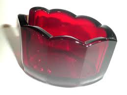 Vintage Clamborn Ruby Red Glass Spoon Rest - Etsy