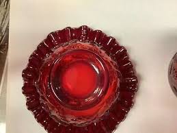 RARE L.G. Wright Red Roses Fairy Lamp 4 piece set HTF LOWER PRICE | eBay