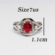 1.05cts Ruby ring. Sterling Silver on 18K Gold Plated For Sale at 1stDibs