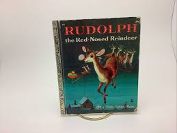 Vintage 1971 Rudolph The Red Nosed Reindeer A Little Golden ...