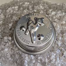 Vintage Rudolph Christmas Tin: Holiday Decor Collector's ...