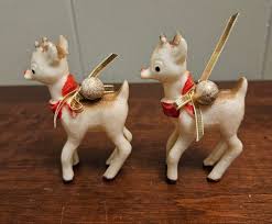 Set of 2 - Rare "rudolph" Stamp and Copyright - Blow Mold ...