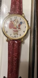 Vintage Shannons Quartz Christmas Watch Japan Mvment genuine leather band. | eBay