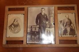 Vintage Collection of 23 Photos - Framed in Handmade Wood ...