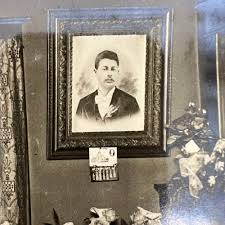 Vintage 1920s Funeral Photograph | Flowers and Casket | St ...