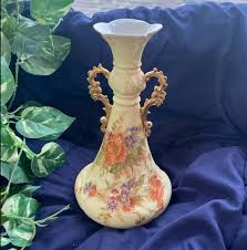 Beautiful Antique Amphora Vase Wild Roses RW Rudolstadt ...