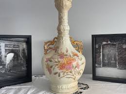 Hand Painted Edwardian Era Floral Vase | RW Rudoldstadt ...